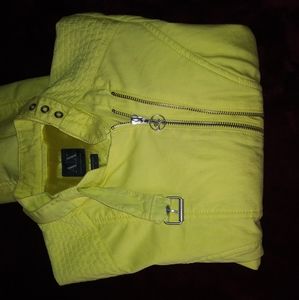 Armani Exchange yellow jacket